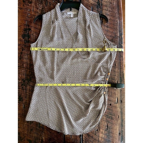 Sleeveless Asymmetrical Side Cinched Womens Top/Blouse by Chelsea28 Size Medium - Picture 6 of 13